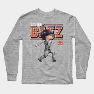 Javier Baez Detroit Cartoon Long Sleeve T-Shirt